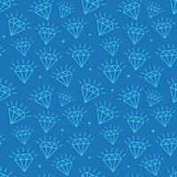 Vector seamless pattern with diamonds in blue color. Seamless background can be used for wallpaper, pattern fills, surface textures web page background and fabrics.