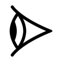 Eye icon, vector symbol isolated.