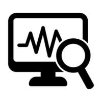 Monitoring icon. Simple element from internet security collection. Creative Monitoring icon for web design, templates, infographics and more. vector