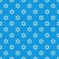 Magen David star pattern vector illustration. Jewish Israeli symbol pattern, ornament. Star of David background.