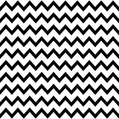 Black and white zigzag pattern, background. Chevron seamless vector.