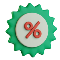 super sale discount badge promo 3d icon illustration design png