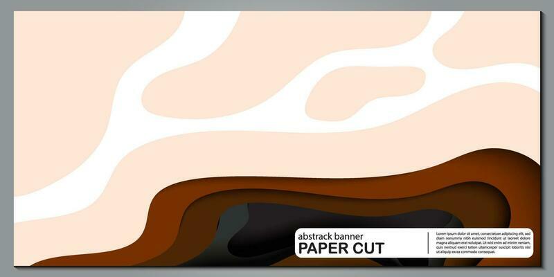 Modern abstract paper cut out background for website, banner, wallpaper, brochure, poster.