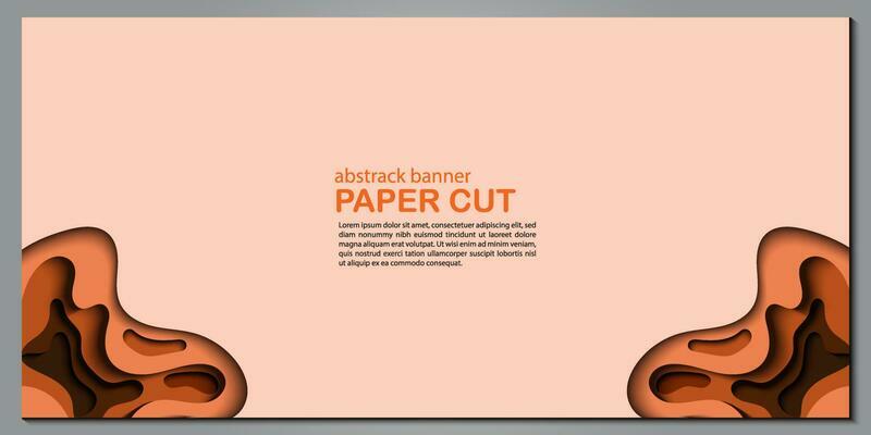 Modern abstract paper cut out background for website, banner, wallpaper, brochure, poster.