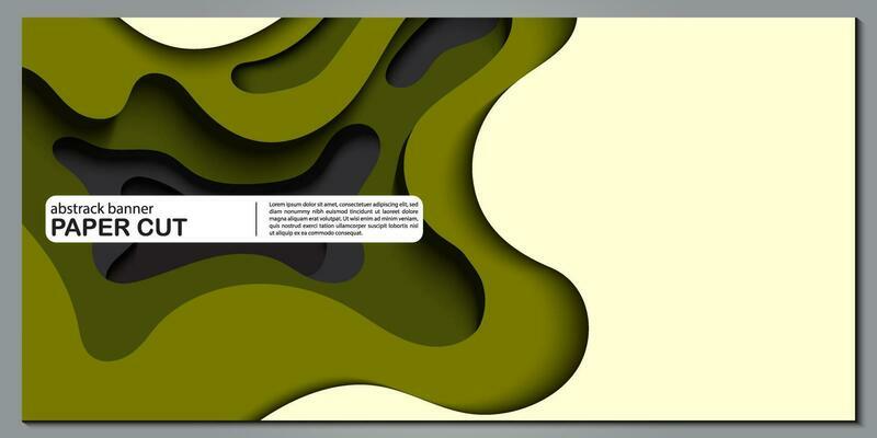Modern abstract paper cut out background for website, banner, wallpaper, brochure, poster.