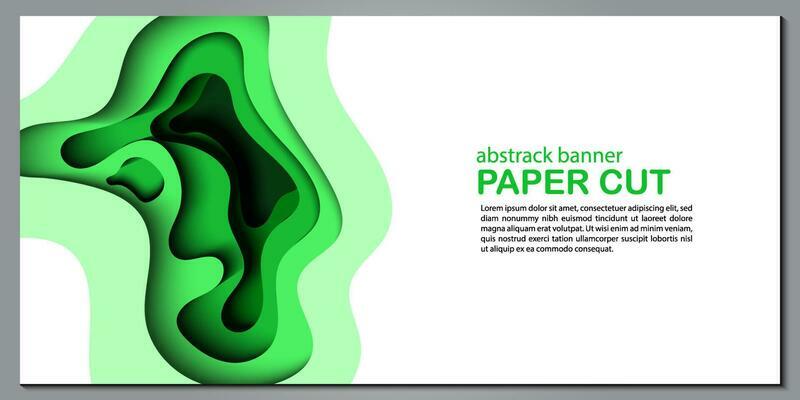 Modern abstract paper cut out background for website, banner, wallpaper, brochure, poster.