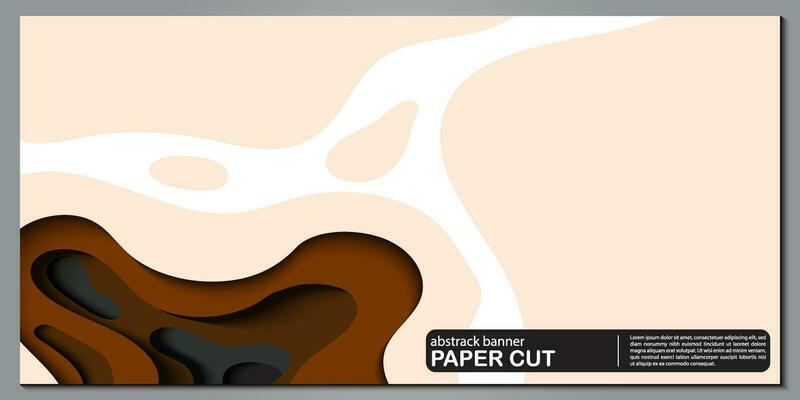 Modern abstract paper cut out background for website, banner, wallpaper, brochure, poster.