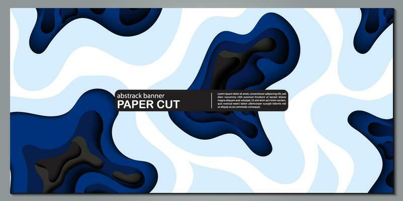 Modern abstract paper cut out background for website, banner, wallpaper, brochure, poster.