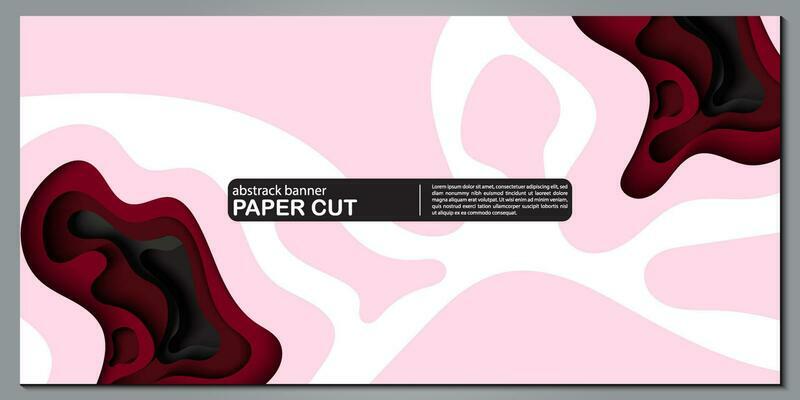 Modern abstract paper cut out background for website, banner, wallpaper, brochure, poster.