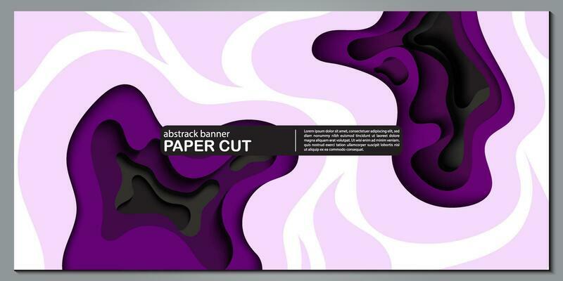 Modern abstract paper cut out background for website, banner, wallpaper, brochure, poster.
