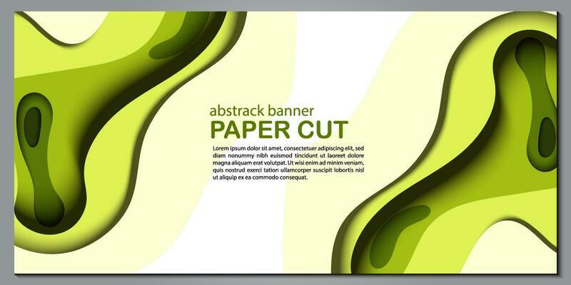 Modern abstract paper cut out background for website, banner, wallpaper, brochure, poster.