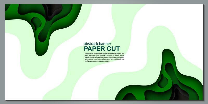 Modern abstract paper cut out background for website, banner, wallpaper, brochure, poster.