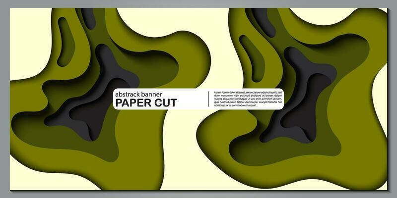 Modern abstract paper cut out background for website, banner, wallpaper, brochure, poster.