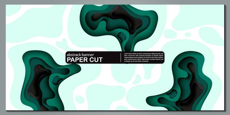 Modern abstract paper cut out background for website, banner, wallpaper, brochure, poster.