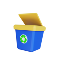 3d reciclar icono objeto png