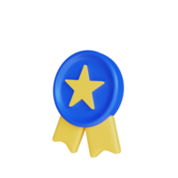 3D Award Icon Object png
