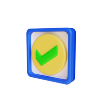 3D Choose Icon Object png