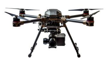 Drohne fliegend auf Landwirtschaft zu Inspektion und Scannen das Bereich zum Überwachung. Clever Landwirtschaft und recherchieren Technologie Konzept.transparent hintergrund.ai generiert.generativ ai. png