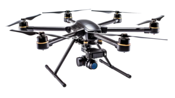 Drohne fliegend auf Landwirtschaft zu Inspektion und Scannen das Bereich zum Überwachung. Clever Landwirtschaft und recherchieren Technologie Konzept.transparent hintergrund.ai generiert.generativ ai. png