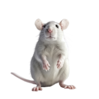 illustratie schilderij van schattig Rat geïsoleerd transparant achtergrond, digitaal kunst, ai gegenereerd, generatief ai png