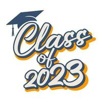 Congratulations Class of 2023. Congratulations graduates 2023 banner. vector