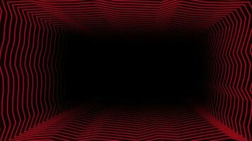 Red Rectangle Wiggle Loop Animation. Video animation Ultra HD 4K
