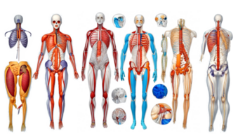 Human anatomy illustration clip art png