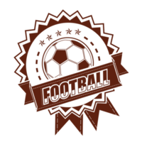 ilustración de fútbol americano etiqueta png