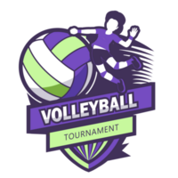 Modern Volleyball symbol.It's for finisher concept png