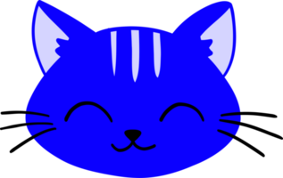 Cute cat face png