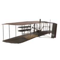 3D Rendering Of Old Plane png