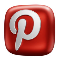 3d Pinterest icona png