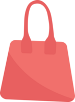 trendig kvinnas väska, röd handväska. png