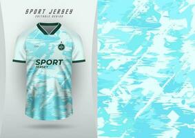 Background for sports jersey, soccer jersey, running jersey, racing jersey, light blue pattern with design. vector