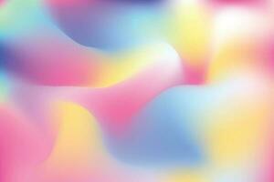 Abstract wave holographic background, web banner background design vector