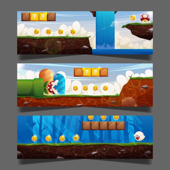 Game Menu Background Vector Art, Icons, and Graphics for Free Download