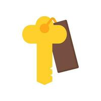 room key icon solid style vector