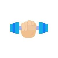 gym icon flat style vector