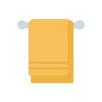 towel icon solid style vector