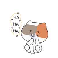 cute cartoon cat. cute animal for kids icon 26894764 PNG