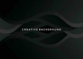 gray wave background gradient color vector