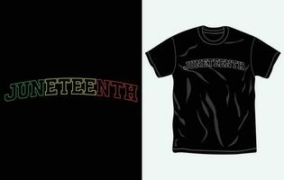 Juneteenth tshirt design and print template, Quotes, Typography design, June 19, African American shirt design, Fully editable vector template.