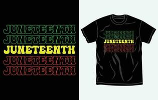 Juneteenth tshirt design and print template, Quotes, Typography design, June 19, African American shirt design, Fully editable vector template.