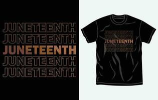 Juneteenth tshirt design and print template, Quotes, Typography design, June 19, African American shirt design, Fully editable vector template.