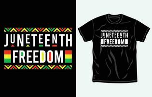 Juneteenth tshirt design and print template, Quotes, Typography design, June 19, African American shirt design, Fully editable vector template.