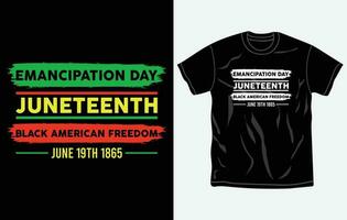 Juneteenth tshirt design and print template, Quotes, Typography design, June 19, African American shirt design, Fully editable vector template.