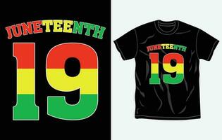 Juneteenth tshirt design and print template, Quotes, Typography design, June 19, African American shirt design, Fully editable vector template.