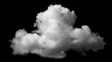 nube blanca aislada sobre fondo negro,humo texturizado,efecto pincel foto