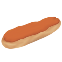 francés eclair aislado png