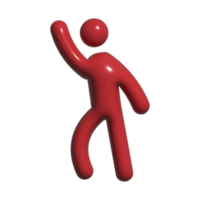 3d icon of people greeting png